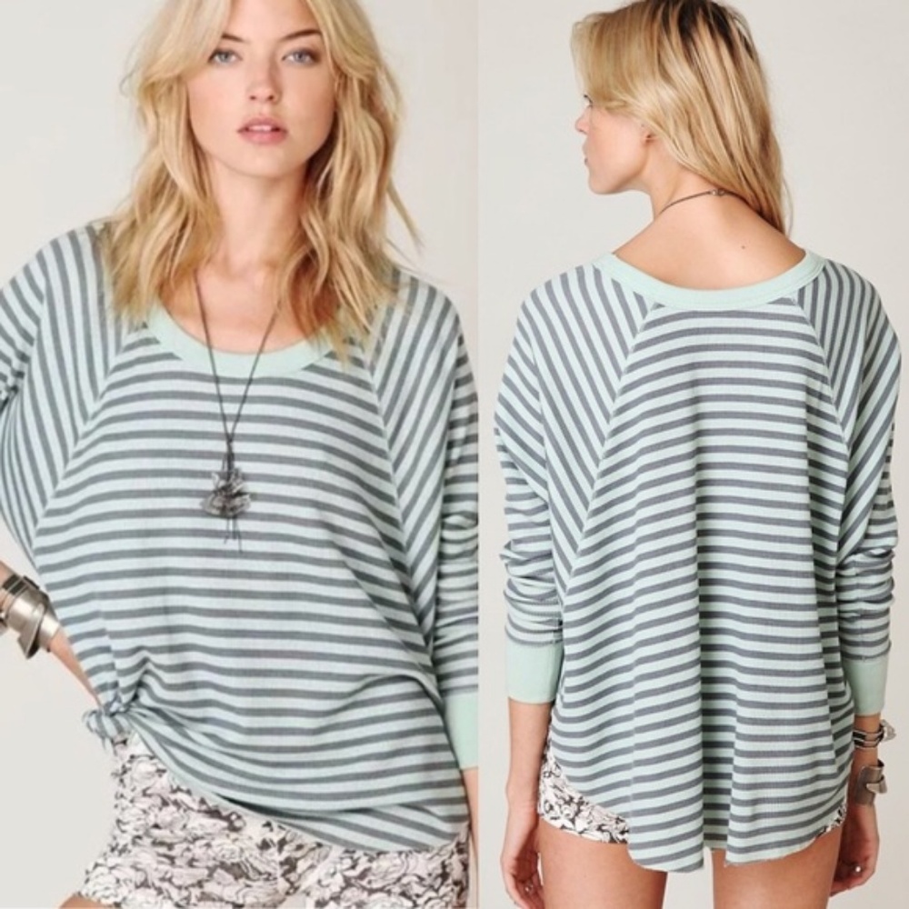 🎉2X HP🎉 Free People Love Bug Striped Thermal